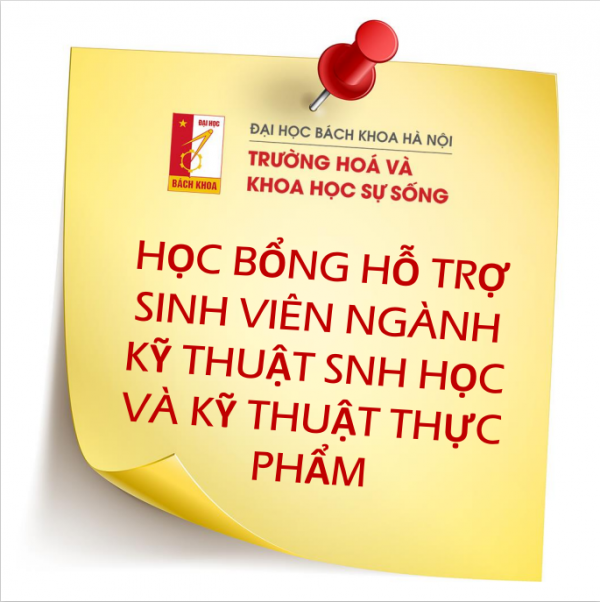 Học bổng hỗ trợ sinh viên có hoàn cảnh khó khăn ngành Kỹ thuật Thực phẩm & Kỹ thuật Sinh học