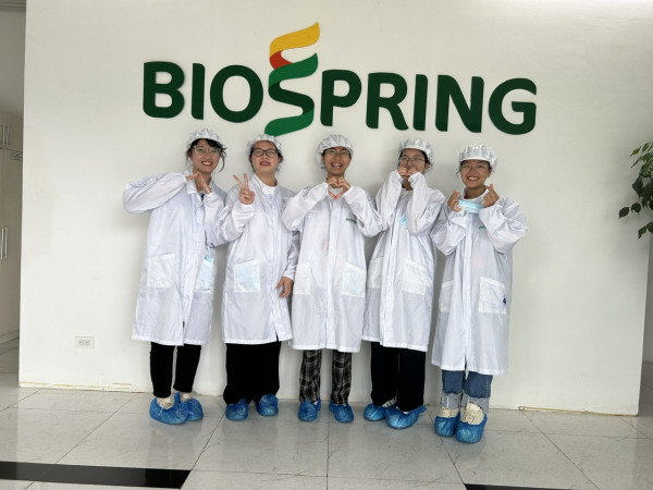 Sinh viên CTTT Kỹ thuật Sinh học BF-E19 trải nghiệm thực tế tại Công ty Công nghệ Sinh học BioSpring
