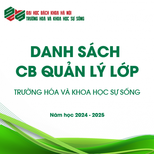 Danh sach Cán bộ quản lý lớp