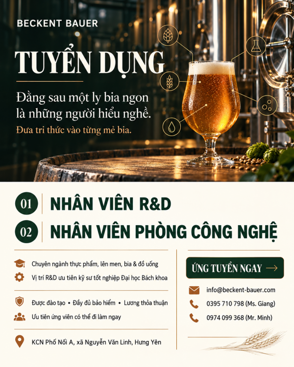 Ly bia mang dấu ấn Bách khoa đang chờ người viết tiếp câu chuyện