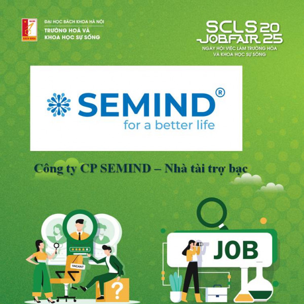 Công ty CP SEMIND đồng hành cùng ngày hội việc làm 2025: mở ra cơ hội cho sinh viên các ngành khoa học sự sống