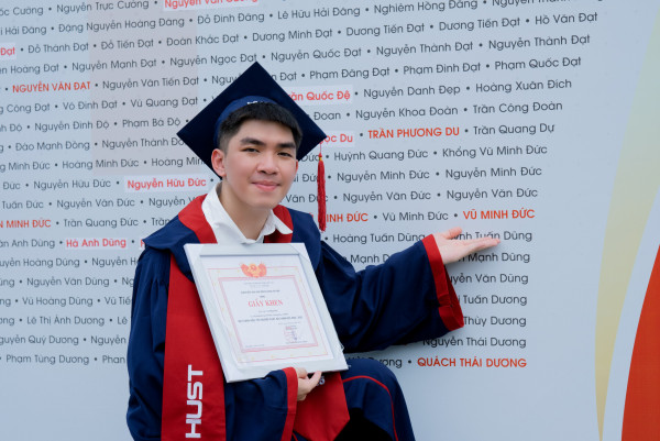 Vũ Minh Đức - cựu sinh viên Bách Khoa K66 ngành Điện hóa