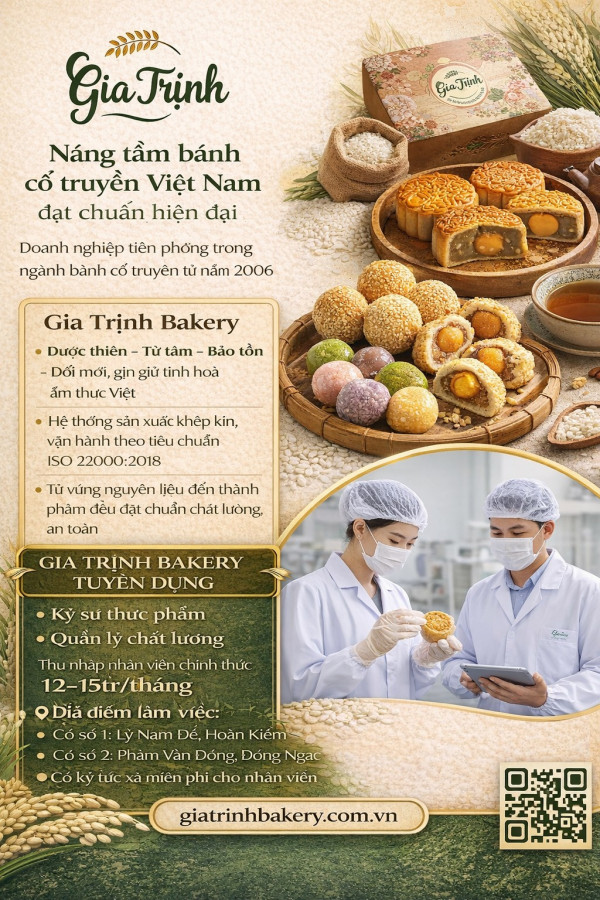 Giữ Lửa Từ Gian Bếp Nhỏ – Hành Trình Gìn Giữ Và Lan Tỏa Hương Vị Việt Của Gia Trịnh Bakery