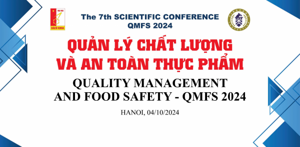 Hội thảo Khoa học Quản lý chất lượng và An toàn thực phẩm QMFS 2024