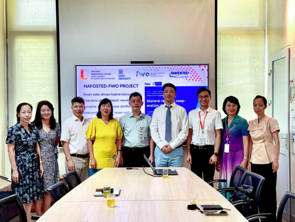 Từ MoU đến những hoạt động thiết thực: Trường Hóa và Khoa học Sự sống tăng cường hợp tác với Ghent University Global Campus