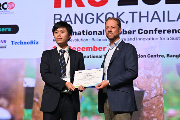 Cựu sinh viên Bách Khoa Hà Nội giành giải nhất tại Hội nghị Cao su quốc tế IRC 2025