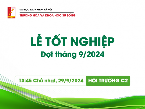 Lễ tốt nghiệp đợt tháng 9/2024