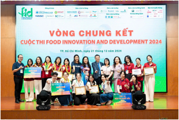 Trường Hóa và Khoa học Sự sống giành 2 giải Nhì tại Cuộc thi Food Innovation and Development 2024