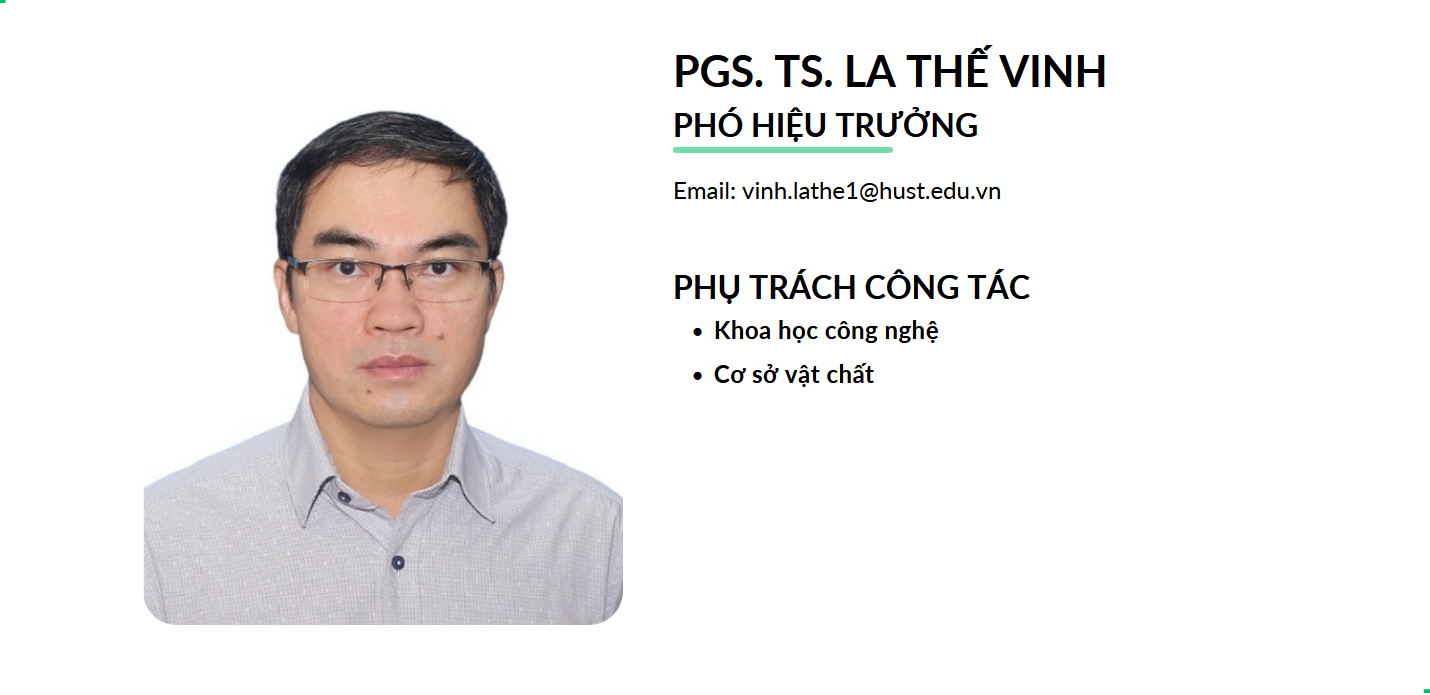 PGS TS La The Vinh