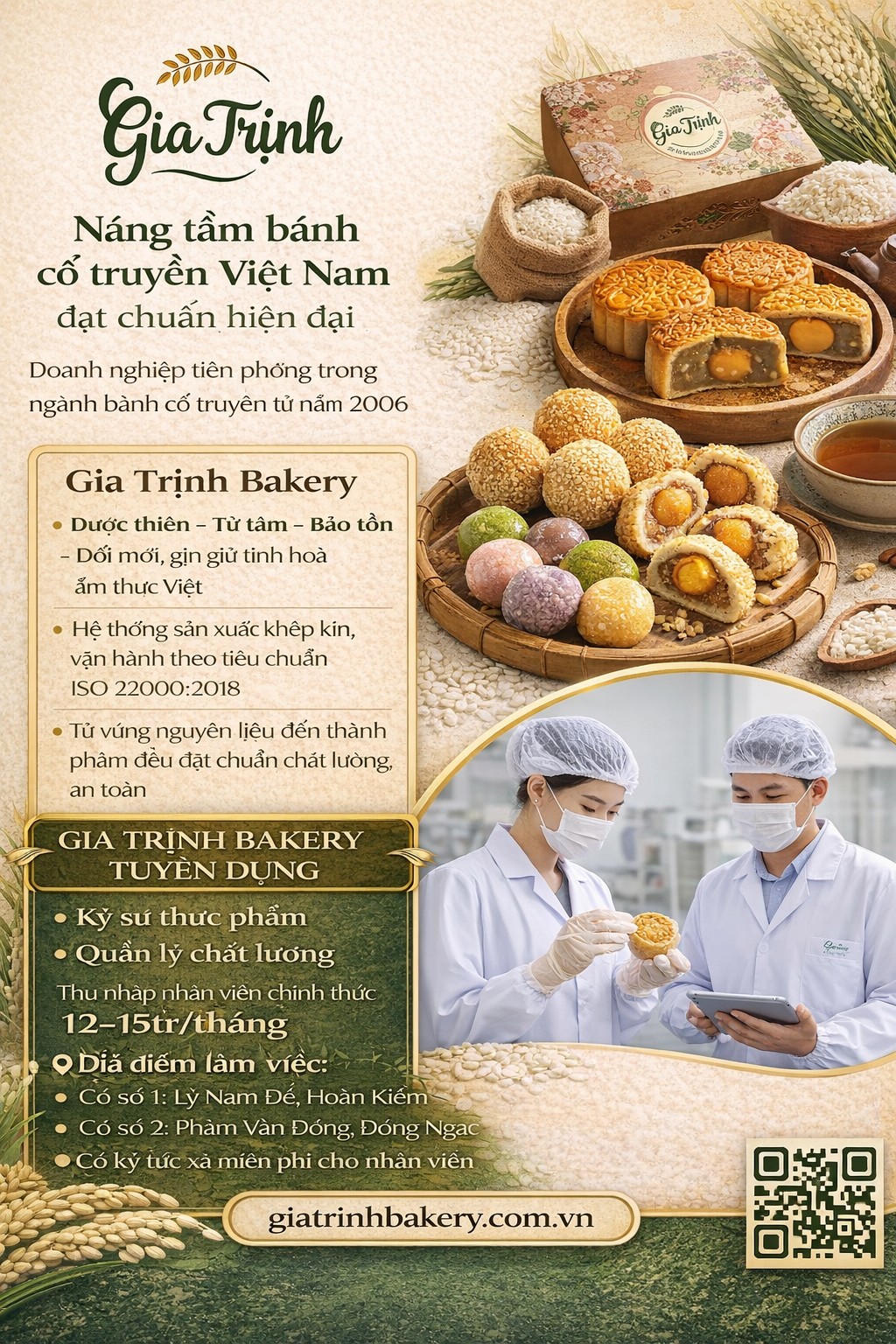 Giữ Lửa Từ Gian Bếp Nhỏ – Hành Trình Gìn Giữ Và Lan Tỏa Hương Vị Việt Của Gia Trịnh Bakery